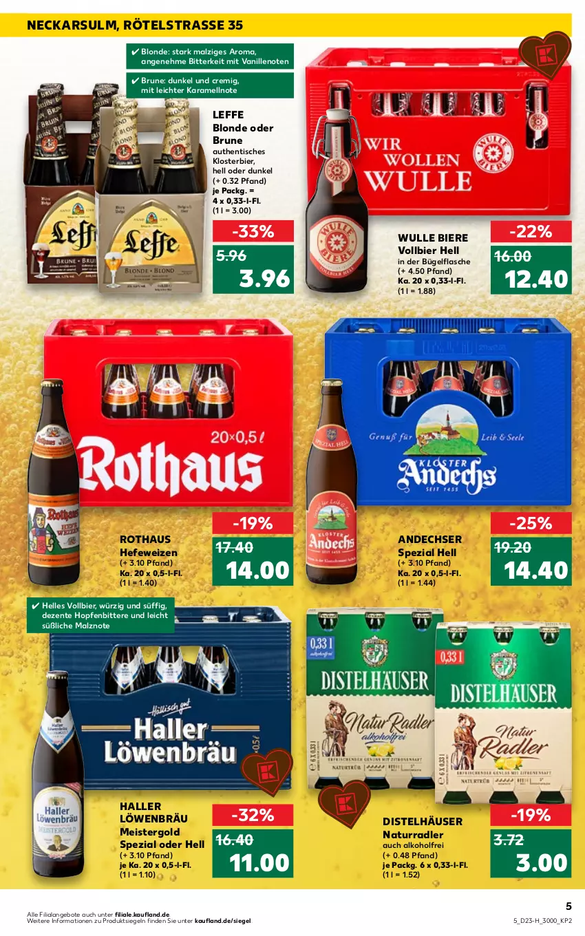 Aktueller Prospekt Kaufland - Spezielle Angebote - von 09.06 bis 15.06.2022 - strona 5 - produkty: alkohol, angebot, angebote, bier, Biere, bügel, bügelflasche, eis, elle, ente, flasche, Hefe, hefeweizen, karamell, malz, Meister, natur, radler, Spezi, Ti, tisch, vanille