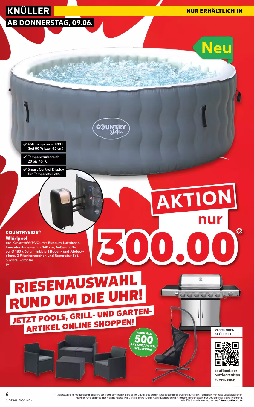 Aktueller Prospekt Kaufland - Spezielle Angebote - von 09.06 bis 15.06.2022 - strona 6 - produkty: abdeckplane, angebot, angebote, decke, filterkartuschen, messer, pool, Ti, Whirlpool, ZTE