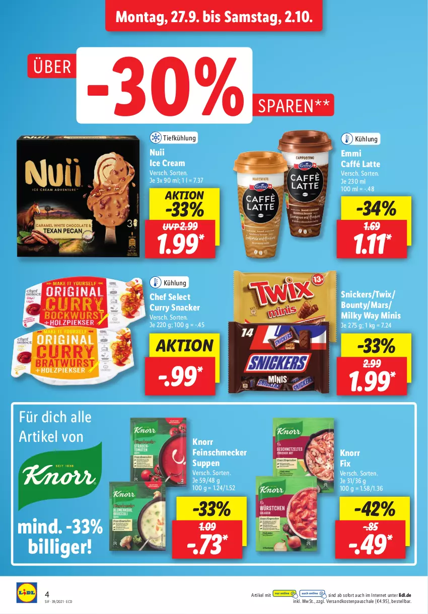 Aktueller Prospekt Lidl - Sonderprospekt - von 27.09 bis 02.10.2021 - strona 4