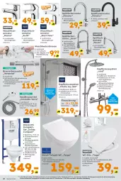 Gazetka promocyjna  - Gazetka - ważna od 09.03 do 09.03.2024 - strona 20 - produkty: adapter, armatur, auto, Bank, Bau, brause, brauseschlauch, eis, handbrause, latte, Mett, passend für alle, reis, Ria, Schal, schlauch, Spültischarmatur, thermostat, Ti, tisch, vita, Wand-Tiefspül-WC, wandhalterung, waschbecken, waschtisch, waschtischarmatur, wasser, wc-sitz, ZTE