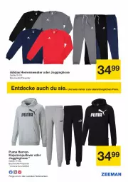 Gazetka promocyjna Zeeman - Prospekte - Gazetka - ważna od 11.10 do 11.10.2024 - strona 9 - produkty: Adidas, Bau, baumwolle, decke, eis, gin, hose, Jogginghose, LG, Pullover, puma, reis, Sweater, wolle