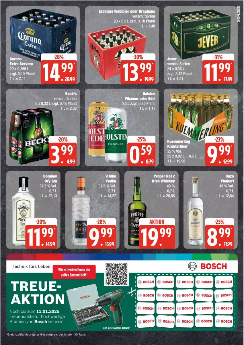 Aktueller Prospekt Edeka - Prospekte - von 04.11 bis 09.11.2024 - strona 19 - produkty: bosch, eier, eis, reis, Ti, vodka, ZTE