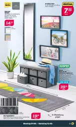Gazetka promocyjna Netto - Woche 32 - Gazetka - ważna od 12.08 do 12.08.2023 - strona 17 - produkty: aufbewahrungsbox, Bank, kesper, latte, Läufer, Ria, Sitzauflage, sitzbank, spiegel, teppich, Ti, tisch