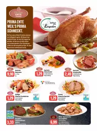 Gazetka promocyjna Feneberg - Prospekte - Gazetka - ważna od 14.10 do 14.10.2023 - strona 2 - produkty: auer, Bau, Bauer, bio, braten, brustfilet, burger, eis, ente, Entenbrust, Entenschenkel, filet, fleisch, Geflügel, gefu, geschnetzeltes, gewürz, hackfleisch, henkel, jungbullen, krustenbraten, Mett, reifen, rind, rinder, rinderhackfleisch, schenkel, Schmetterling, schwein, schweine, steak, Ti, Tiere, wein, weine, Zelt