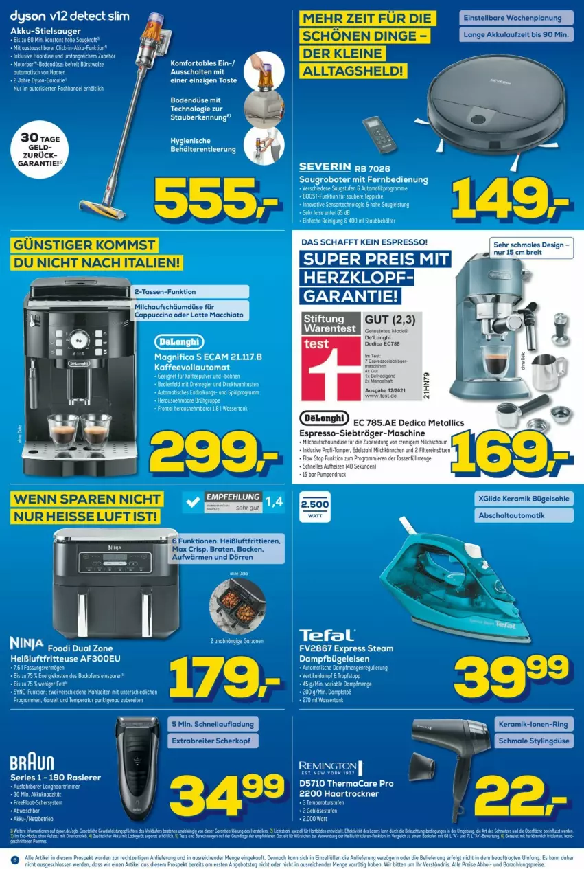 Aktueller Prospekt Euronics - Prospekte - von 25.01 bis 01.02.2023 - strona 6 - produkty: ACC, akku, auto, braten, Brei, Cap, cappuccino, chia, cin, eis, espresso, latte, latte macchiato, mac, macchiato, milch, reis, Schal, Ti, Tiere