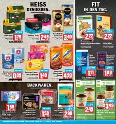 Gazetka promocyjna Hit - Prospekte - Gazetka - ważna od 25.02 do 25.02.2023 - strona 9 - produkty: aufstrich, backwaren, Bagel, bärenmarke, Blüte, brot, Cap, cappuccino, cerealien, cin, creme, dallmayr, dallmayr capsa, eis, espresso, frucht, fruchtaufstrich, früchte, Früchtetee, HP, jacobs, kaffee, kölln, konfitüre, mac, mestemacher, milch, milka, mövenpick, müsli, natur, natura, Nescafé, nescafé gold, nespresso, nestlé, Nougatcreme, nuss, nuss-nougat-creme, ovomaltine, Pumpernickel, reis, ritter, schoko, tee, teekanne, tender, Ti, ZTE