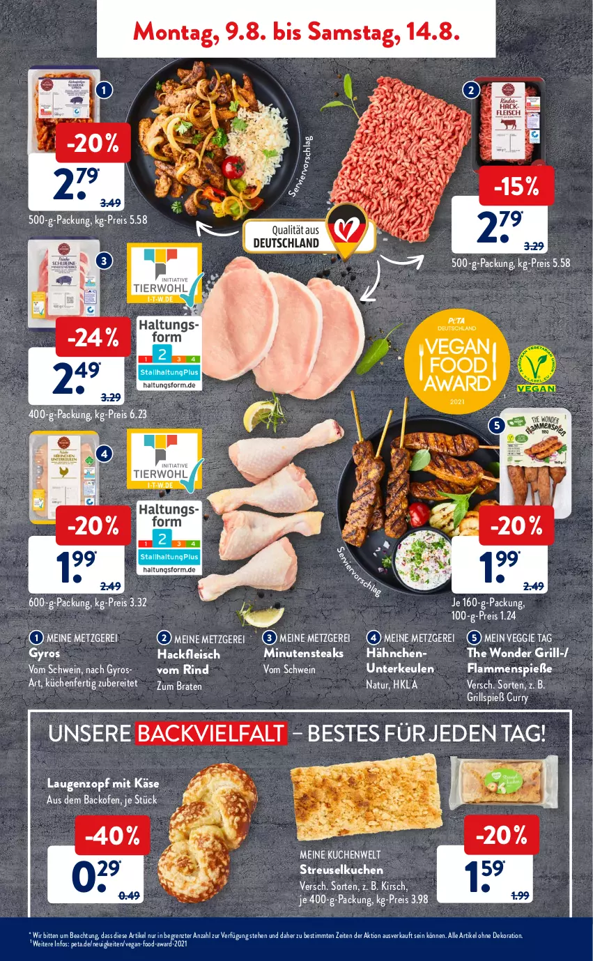 Aktueller Prospekt AldiSud - ALDI Aktuell - von 09.08 bis 14.08.2021 - strona 3