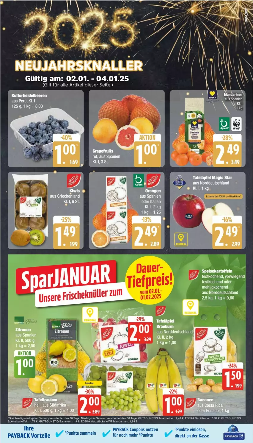 Aktueller Prospekt Edeka - Prospekte - von 30.12.2025 bis 04.01.2026 - strona 21 - produkty: banane, bananen, deka, eis, mehl, reis, Ti, ZTE