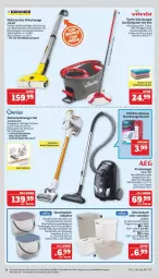 Gazetka promocyjna Marktkauf - Prospekt - Gazetka - ważna od 06.08 do 06.08.2022 - strona 34 - produkty: aeg, akku, Behälter, Cap, cappuccino, cin, decke, Deckel, deka, eimer, eis, elle, erde, HP, hygienefilter, karcher, korb, reis, staubsauger, Teleskop, teller, Ti, wäschekorb, Waschpulver, wasser, Wischmopp