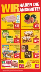 Gazetka promocyjna Marktkauf - Prospekt - Gazetka - ważna od 06.08 do 06.08.2022 - strona 6 - produkty: aktionspreis, braten, brötchen, deka, eis, ente, filegro, filet, fleisch, grünländer, gulasch, iglo, Käse, langnese, magnum, melone, Mett, nuss, pute, putenschnitzel, reis, schnitzel, storck, Ti, toffifee, wasser, wassermelone, weizenbrötchen, ZTE