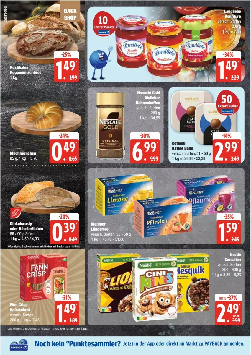 Aktueller Prospekt Edeka - Prospekte - von 03.02 bis 08.02.2025 - strona 18 - produkty: backwaren, brötchen, eis, frische backwaren, hörnchen, kaffee, Käse, milch, Ofen, payback, reis, tesa, Ti, ZTE