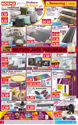 Gazetka promocyjna Norma - Norma - Gazetka - ważna od 06.01 do 06.01.2025 - strona 2 - produkty: auer, batterie, Bau, Bebe, braun, cashmere, decke, Deckel, deckenleuchte, dekokissen, dell, din a4, drucker, eis, elle, fenster, Fenster und Türen, fernbedienung, gin, Kette, kissen, korb, Lampe, Läufer, Leuchte, LG, mint, Mode, Nachtlicht, natur, ndk, Ofen, orange, Pantoffeln, papier, reifen, reis, reiss, Ria, Rollenbox, Schal, Spiele, Stehlampe, Stufenmatten, teppich, thermometer, Ti, timer, tisch, topf, topper, ventilator, ZTE, Zugluftstopper