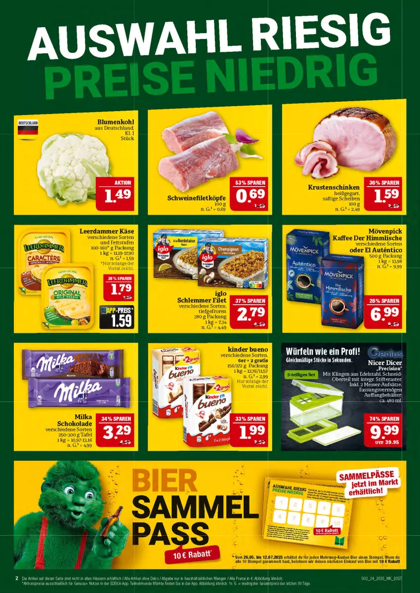 Aktueller Prospekt Marktkauf - Prospekt - von 08.06 bis 14.06.2025 - strona 2 - produkty: aktionspreis, Behälter, deka, edelstahl, eis, messer, nuss, reis, Ria, stifte, Ti, würfel, ZTE