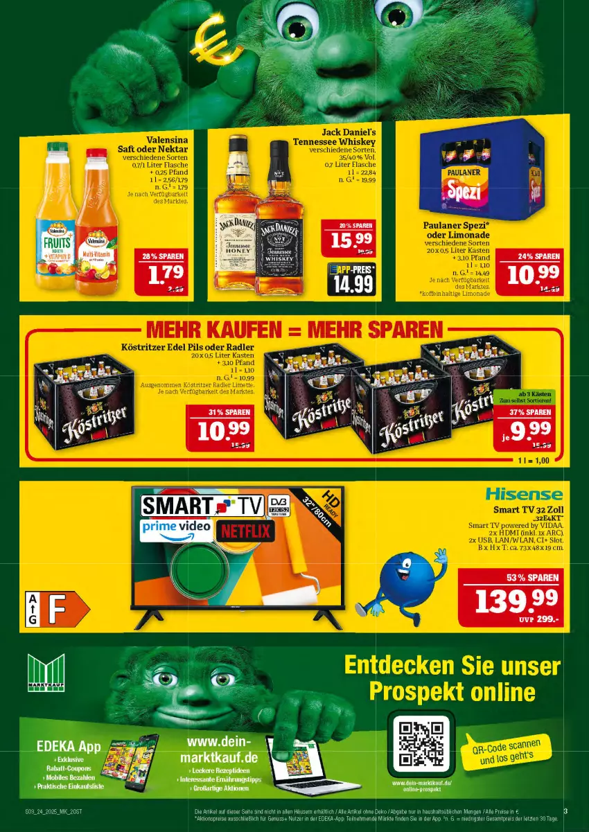 Aktueller Prospekt Marktkauf - Prospekt - von 08.06 bis 14.06.2025 - strona 3 - produkty: aktionspreis, coupon, coupons, deka, eis, hisense, nuss, rabatt-coupon, reis, SANTE, Ti, tisch, ZTE