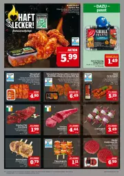Gazetka promocyjna Marktkauf - Prospekt - Gazetka - ważna od 14.06 do 14.06.2025 - strona 6 - produkty: Bau, burger, eis, fleisch, Fleischspieße, gewürz, grill, Grillpfanne, hähnchenflügel, hamburger, Holz, marinade, nuss, pfanne, pute, reis, Ria, rind, rinder, Schal, Schale, schwein, schweine, Schweinebauch, steak, steaks, Ti, wein, weine, wiesenhof, ZTE