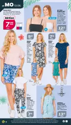 Gazetka promocyjna Netto - Angebote ab Montag - Gazetka - ważna od 18.06 do 18.06.2022 - strona 14 - produkty: auer, Bau, baumwolle, damen kleid, damen short, eis, Elan, hose, kleid, Ria, shirt, shorts, Tasche, taschen, Ti, wolle, ZTE
