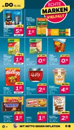 Gazetka promocyjna Netto - Angebote ab Montag - Gazetka - ważna od 18.06 do 18.06.2022 - strona 24 - produkty: aufstrich, Becher, bihophar, bio, Blüte, blütenhonig, bügel, buitoni, buitoni pasta, cerealien, Dr. Oetker, erde, frucht, fruchtaufstrich, hanuta, honig, knorr, knorr fix, LG, maggi, mars, Nescafé, pasta, Ria, snack, snickers, terrine, Ti, torte, twix, veggie