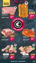 Gazetka promocyjna Netto - Angebote ab Montag - Gazetka - ważna od 18.06 do 18.06.2022 - strona 3 - produkty: Bau, braten, eis, fleisch, Fleischerei, Frische Hähnchen, gewürz, grill, grillkotelett, grillkoteletts, hähnchenflügel, henkel, Holz, kotelett, natur, schenkel, Schere, schwein, schweine, wein, weine