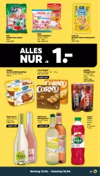 Gazetka promocyjna Netto - Angebote ab Montag - Gazetka - ważna od 18.06 do 18.06.2022 - strona 5 - produkty: corny, drink, ecco, eis, energy drink, frucht, HP, hugo, krone, milch, pudding, reis, riegel, Ti, volvic, wein
