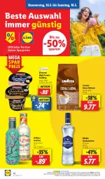 Gazetka promocyjna Lidl - Aktionsprospekt - Gazetka - ważna od 18.05 do 18.05.2024 - strona 52 - produkty: angebot, bohne, bohnen, coupon, ehrmann, eis, Gorbatschow, lavazza, lavazza ganze bohne, ndk, pudding, reis, Schal, Schale, Ti, wodka