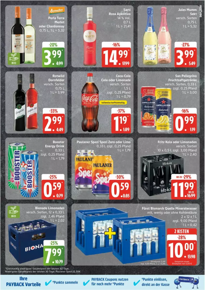 Aktueller Prospekt Edeka - Prospekte - von 17.02 bis 22.02.2025 - strona 21 - produkty: coupon, coupons, eis, Paula, paulaner, payback, reis, Ti, ZTE