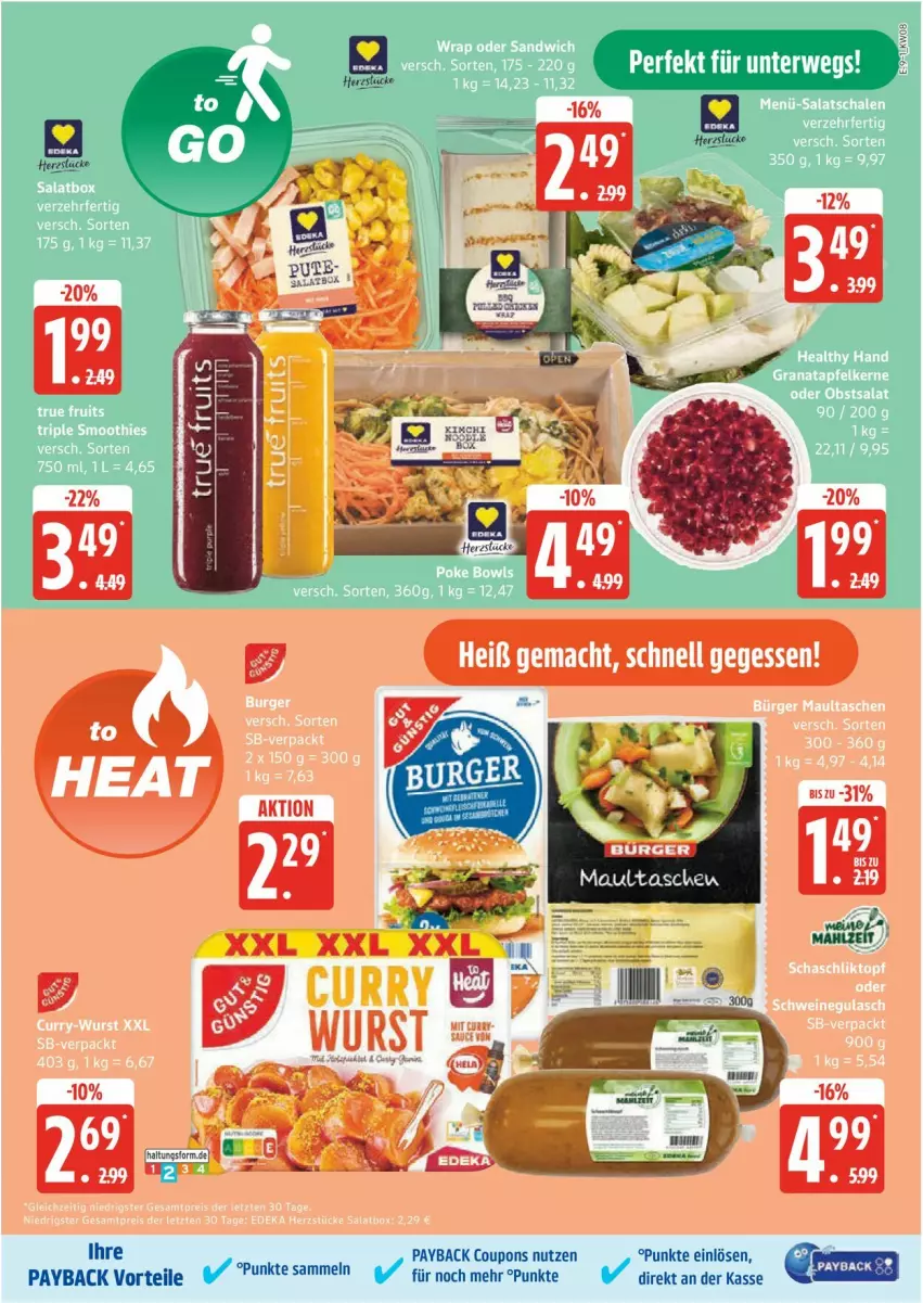 Aktueller Prospekt Edeka - Prospekte - von 17.02 bis 22.02.2025 - strona 9 - produkty: coupon, coupons, mac, payback, tee