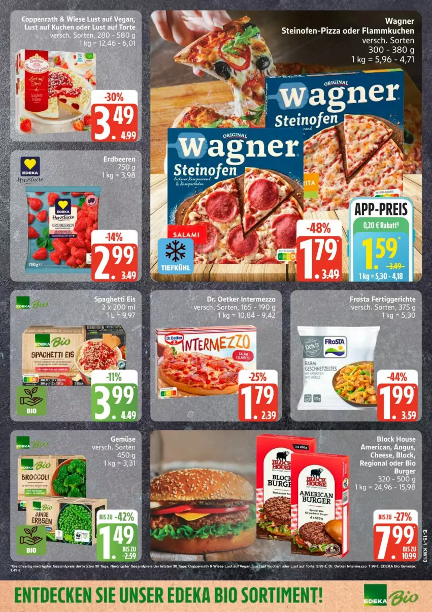 Aktueller Prospekt Edeka - Prospekte - von 23.03 bis 28.03.2026 - strona 17 - produkty: bio, decke, flammkuchen, kuchen, lamm, Ofen, pizza, steinofen, tee, Ti