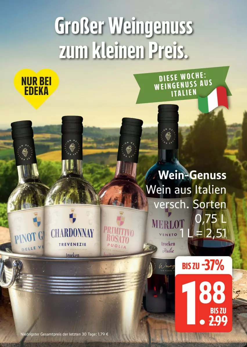 Aktueller Prospekt Edeka - Prospekte - von 23.03 bis 28.03.2026 - strona 26 - produkty: chardonnay, deka, eis, leine, reis, wein, ZTE