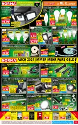 Gazetka promocyjna Norma - Norma - Gazetka - ważna od 15.01 do 15.01.2023 - strona 13 - produkty: akku, auer, aust, Bank, batterie, batterien, Bebe, beleuchtung, Bewegungssensor, buch, deka, edelstahl, eis, elle, fernbedienung, gin, gsw, kamera, kerze, kraft, lachs, ladekabel, Lampe, LED-Fluter, leds, Leuchte, leuchtmittel, Liege, mac, mit fernbedienung, ndk, powerbank, reifen, reis, Ria, ring, rücklicht, Schal, smartphone, smartphones, steckdose, Steckdosenleiste, Tasche, taschen, taschenlampe, Ti, tisch, usb, wasser, ZTE