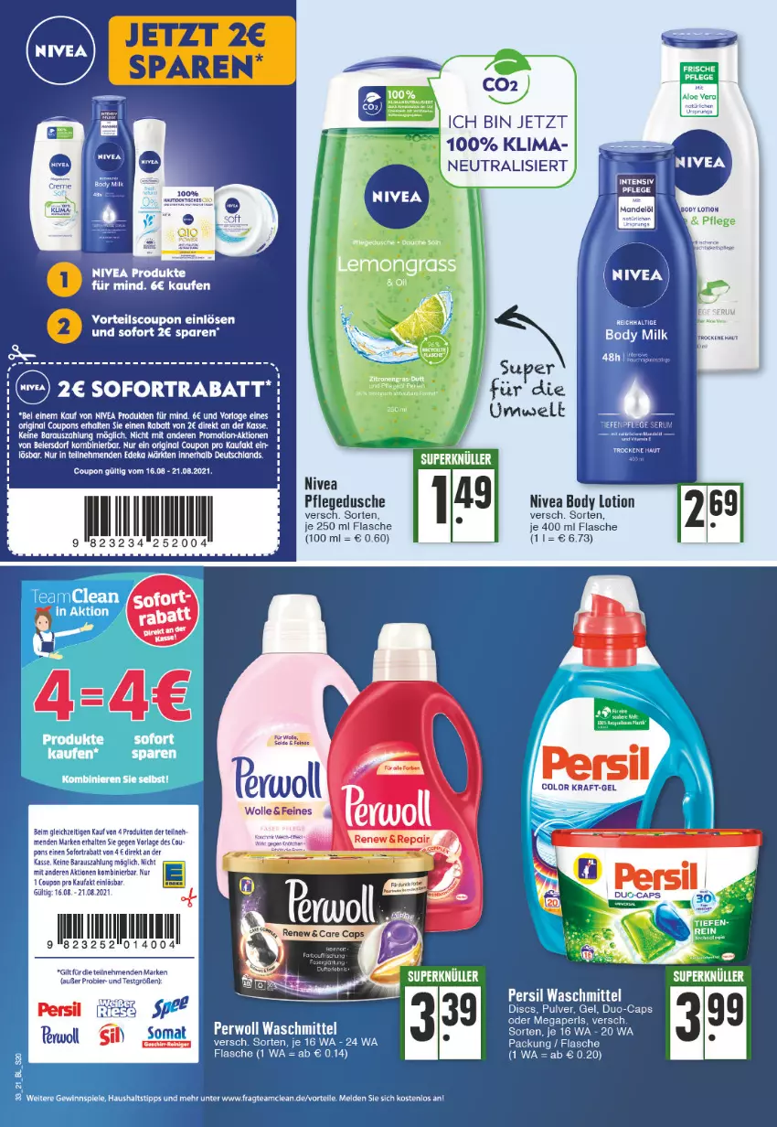 Aktueller Prospekt Edeka - Angebote der Woche - von 16.08 bis 21.08.2021 - strona 20