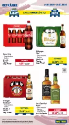 Gazetka promocyjna Metro - Wochen-Angebote - Gazetka - ważna od 19.07 do 19.07.2025 - strona 14 - produkty: angebot, Apple, auer, beere, beeren, bier, bitburger, bitburger pils, bree, burger, burgunder, chardonnay, coca-cola, cola, eis, erdinger, flasche, frucht, früchte, früchten, getränk, getränke, grauer burgunder, jack daniel, mac, Palette, passo, pils, primitivo, reis, Sierra, sierra tequila, Stachelbeeren, tequila, Ti, tiefpreis