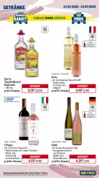 Gazetka promocyjna Metro - Wochen-Angebote - Gazetka - ważna od 19.07 do 19.07.2025 - strona 15 - produkty: angebot, Apple, auer, beere, beeren, bier, bitburger, bitburger pils, bree, burger, burgunder, chardonnay, coca-cola, cola, eis, erdinger, flasche, frucht, früchte, früchten, getränk, getränke, grauer burgunder, jack daniel, mac, Palette, passo, pils, primitivo, reis, Sierra, sierra tequila, Stachelbeeren, tequila, Ti, tiefpreis