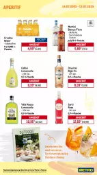 Gazetka promocyjna Metro - Wochen-Angebote - Gazetka - ważna od 19.07 do 19.07.2025 - strona 17 - produkty: alkohol, angebot, aperitif, bier, brut, brut dargent, champagne, chardonnay, Côtes de Provence, cuvée, de blancs, decke, eis, flasche, frucht, früchte, früchten, getränk, getränke, grapefruit, limo, martini, obst, orange, orangen, Palette, pfirsich, Ria, Schal, Schale, Ti, zitrone, zitronen