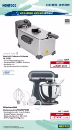 Gazetka promocyjna Metro - Wochen-Angebote - Gazetka - ważna od 19.07 do 19.07.2025 - strona 20 - produkty: ACC, angebot, auto, Behälter, chia, edelstahl, eis, eismaschine, elle, espresso, fritteuse, frucht, gin, joghur, joghurt, kaffee, kaffeevollautomat, küche, Küchen, küchenmaschine, latte, latte macchiato, Liege, mac, macchiato, Metro, milch, Reinigung, reis, rwe, sahne, schüssel, Sorbet, teller, Ti, tisch, wasser