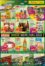 Gazetka promocyjna Norma - Norma - Gazetka - ważna od 22.08 do 22.08.2022 - strona 11 - produkty: arla, Bad, buch, burger, cocktail, cocktails, cola, creme, eintopf, eis, eiscreme, felgen, flasche, frucht, Fruchtmark, Garten, gin, gulasch, Jubiläums, kartoffel, kartoffeln, kirsch, kohlrabi, kühlregal, LG, likör, maracuja, milch, Oblaten, obst, Rauch, regal, reis, Ricola, ring, Rotwurst, sac, salami, schoko, sekt, speisekartoffeln, suppe, suppen, Ti, tiefpreis, tomate, tomaten, topf, vollmilch, wurst