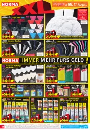 Gazetka promocyjna Norma - Norma - Gazetka - ważna od 22.08 do 22.08.2022 - strona 14 - produkty: arla, auto, Bau, baumwolle, Beba, Bebe, bett, Betten, creme, dell, eis, elle, gin, kissen, kleber, kopfkissen, lack, lebensmittel, LG, mikrofaser, Mode, ndk, reiniger, reis, Roller, slip, slips, sneaker, socken, Spiele, steppbett, stifte, Ti, tisch, usb, Vielzweckseil, weck, wolle