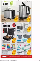 Gazetka promocyjna Penny - Prospekte - Gazetka - ważna od 01.07 do 01.07.2023 - strona 18 - produkty: angebot, angebote, braun, bürste, edelstahl, eis, flasche, fleisch, grill, grillplatte, kontaktgrill, latte, mikrofaser, Mikrofasertücher, reiniger, Reinigung, Signal, Soda, sodastream, Ti, tisch, toast, toaster, topf, tücher