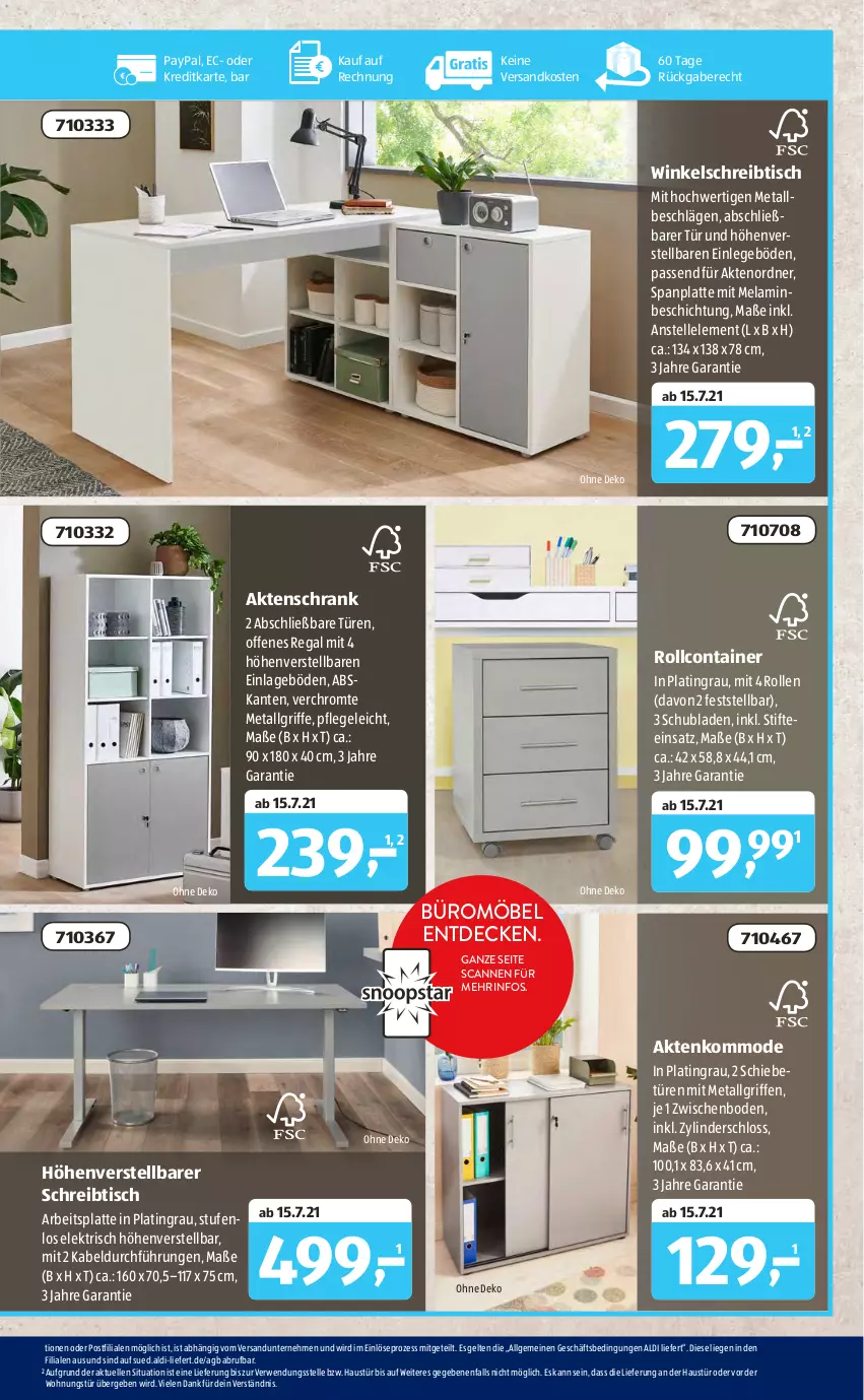 Aktueller Prospekt AldiSud - ALDI Aktuell - von 12.07 bis 17.07.2021 - strona 21