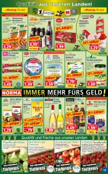 Gazetka promocyjna Norma - Norma - Gazetka - ważna od 26.06 do 26.06.2023 - strona 11 - produkty: Bau, Becher, beere, beeren, bier, bockwurst, Brandenburger äpfel, brot, burger, chili, eier, eiersalat, eis, eisbergsalat, erdbeere, erdbeeren, felgen, flasche, fleisch, Fleischerei, frucht, Garten, Geflügel, Germ, gulasch, jagdwurst, Kaiser, Käse, kirsch, kirsche, knoblauch, Knödel, kräuter, kräutern, kuchen, kühlregal, leine, LG, limette, Mett, mit paprika, nuss, obst, obstgarten, orange, paprika, Pfannkuchen, pils, radler, Rauch, regal, reis, ring, russisch brot, sac, salat, Schere, schwein, schweine, schweinegulasch, Spezi, spreewaldhof, Tartelettes, Ti, tiefpreis, tomate, tomaten, urtyp, wein, weine, Wild, wurst, würstchen, zwiebel