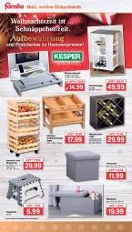Gazetka promocyjna Famila - Prospekte - Gazetka - ważna od 10.12 do 10.12.2022 - strona 6 - produkty: eis, elle, flasche, hocker, Holz, kartoffel, klapptritt, küche, Küchen, monitor, obst, regal, reis, schnäppchen, Sitztruhe, teller, Ti, tisch, wein