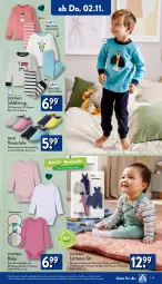 Gazetka promocyjna Aldi Nord - Von Montag - Gazetka - ważna od 04.11 do 04.11.2023 - strona 19 - produkty: aldi, Anzug, Bau, baumwolle, bett, bio, body, eis, garnitur, Hausschuhe, hose, hosen, Latzhose, pocopiano, reine baumwolle, Ria, rwe, Schlafanzug, schuhe, Ti, walkx, wolle