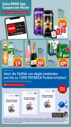 Gazetka promocyjna Rewe - Prospekte - Gazetka - ważna od 01.06 do 01.06.2024 - strona 16 - produkty: Apple, brillant sekt, coupon, coupons, decke, drink, eis, energy drink, frucht, heineken, payback, reis, Rockstar, sekt, söhnlein, söhnlein brillant, tee, Ti, volvic