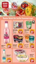 Gazetka promocyjna Rewe - Prospekte - Gazetka - ważna od 01.06 do 01.06.2024 - strona 20 - produkty: Becher, bitter lemon, cookie, cookie dough, eis, hafer, himbeer, rewe beste wahl, Ti, Wild, wild berry