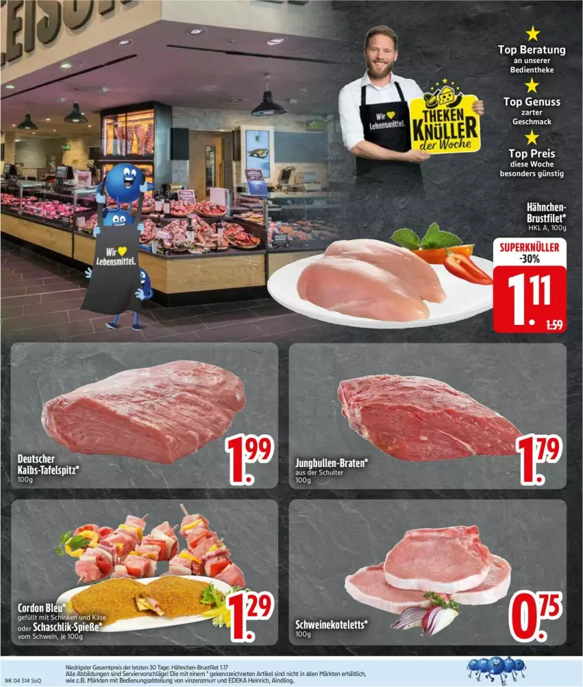Aktueller Prospekt Edeka - Prospekte - von 19.01 bis 24.01.2026 - strona 16 - produkty: Abtei, brustfilet, deka, eis, erde, filet, hähnchen-brustfilet, mac, nuss, reis, schinken, Ti, ZTE