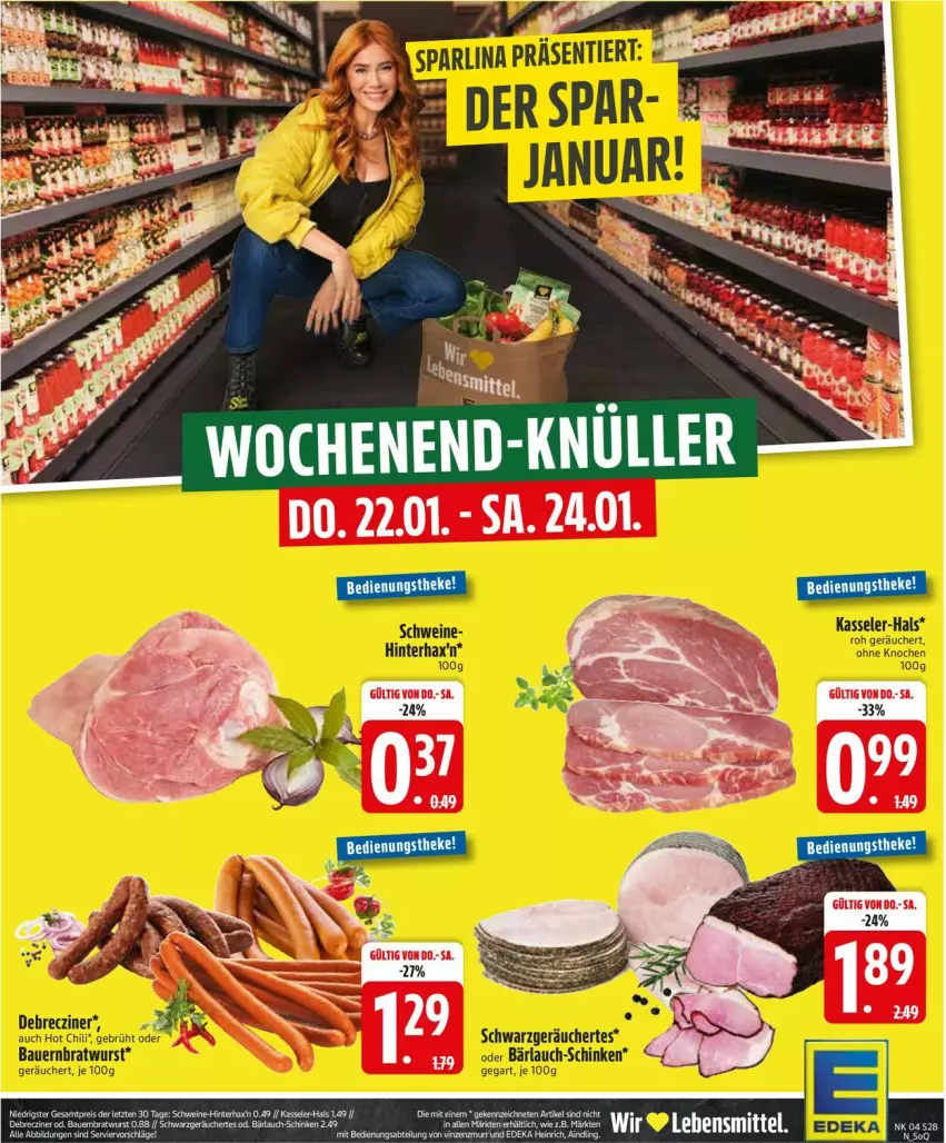 Aktueller Prospekt Edeka - Prospekte - von 19.01 bis 24.01.2026 - strona 30 - produkty: Abtei, deka, eis, reis, schinken, Ti, ZTE