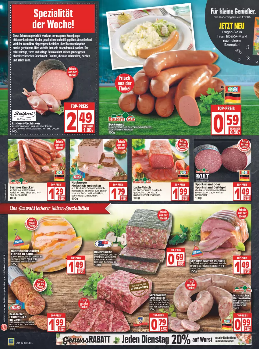 Aktueller Prospekt Edeka - Angebote der Woche - von 07.06 bis 12.06.2021 - strona 4