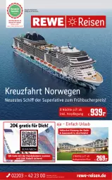 Gazetka promocyjna Rewe Reisen - Reiseprospekt - Gazetka - ważna od 29.09 do 29.09.2023 - strona 1 - produkty: Bad, bestpreis, buch, eis, Handy, kamera, perla, reis, rwe, Ti, uhr