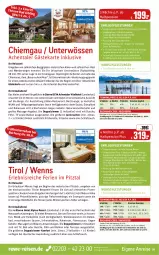 Gazetka promocyjna Rewe Reisen - Reiseprospekt - Gazetka - ważna od 29.09 do 29.09.2023 - strona 29 - produkty: alpina, angebot, asti, auer, axe, Bad, Bademantel, brunnen, buch, Couch, decke, dusche, eis, fanta, gin, HP, inklusivleistungen, Kinder, kosmetik, küche, Küchen, kurtaxe, leine, Mantel, natur, naturkosmetik, Quellbrunn, reis, rwe, saft, slip, Slipper, Sport, suppe, suppen, tee, Ti, tisch, topf, uhr, vita, wasser, wellnessbereich