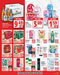 Gazetka promocyjna Edeka - Angebote der Woche - Gazetka - ważna od 14.01 do 14.01.2023 - strona 19 - produkty: arla, beutel, bier, Brei, bügel, bügelflasche, bürste, cottonelle, creme, duschgel, elle, erdinger, feinwaschmittel, feuchttücher, flasche, geschirr, gliss, gliss kur, hasseröder, henkel, hipp, könig pilsener, LG, milch, milupa, nivea, olive, palmolive, perwoll, pils, pilsener, Ria, schaumfestiger, schwarzkop, schwarzkopf, sensodyne, shampoo, spülmittel, spülung, syoss, Ti, tücher, vernel, waschmittel, weichspüler, Yo, zahnbürste, zahncreme