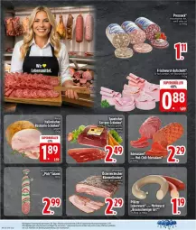 Gazetka promocyjna Edeka - Prospekte - Gazetka - ważna od 25.07 do 25.07.2026 - strona 16 - produkty: auer, aufschnitt, Bau, Bauer, bier, bierschinken, eis, ente, frischwurst-aufschnitt, gin, Hausmacher, leberwurst, mac, Mett, mettwurst, presssack, reis, rosmarin, sac, schinken, Ti, wiesbauer, wurst